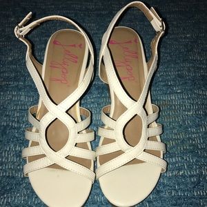 Jellypop brand white wedges